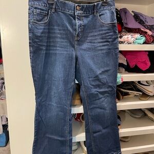 Lane Bryant Blue S Bootcut Jeans Versatile Everyday Wear 20 SHORT